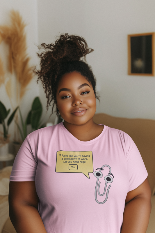 Helpful Microsoft Paperclip T-Shirt