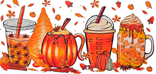 Fall Pumpkin Spice 16 oz Tumbler