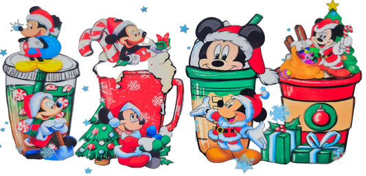Mickey and Friends Christmas 16 oz Tumbler
