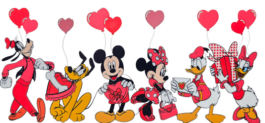 Mickey and Friends Valentines Day 16 oz Tumbler