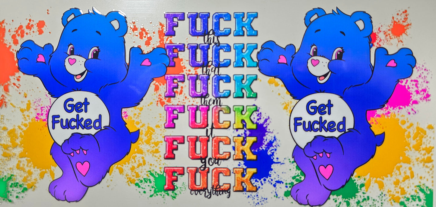 Swear Bears Get Fucked 16 oz Tumbler