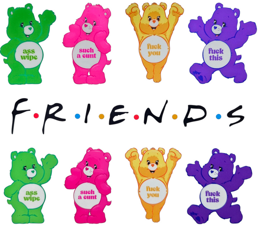 Swear Bears Friends 20 oz Tumbler