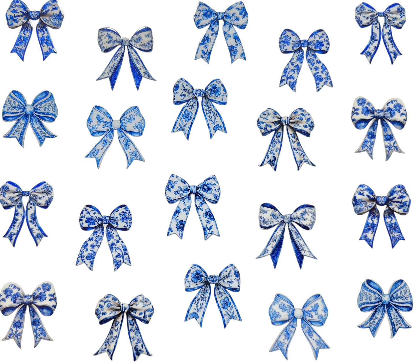 Blue Bows 20 oz Tumbler