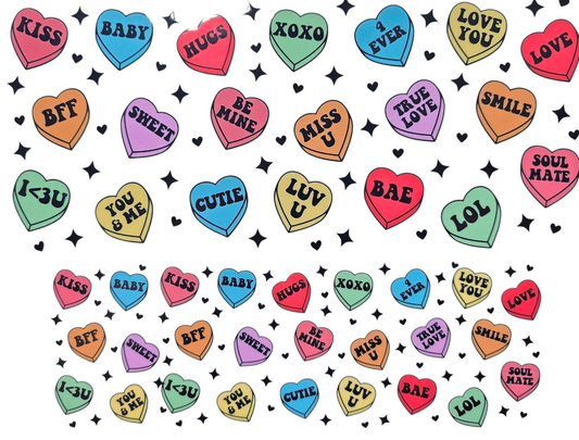 Candy Hearts 40 oz Tumbler