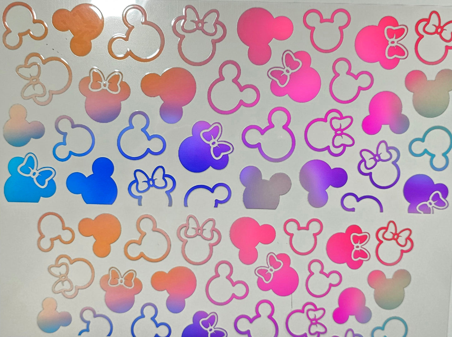 Rainbow Mickey Mouse Head 40 oz Tumbler