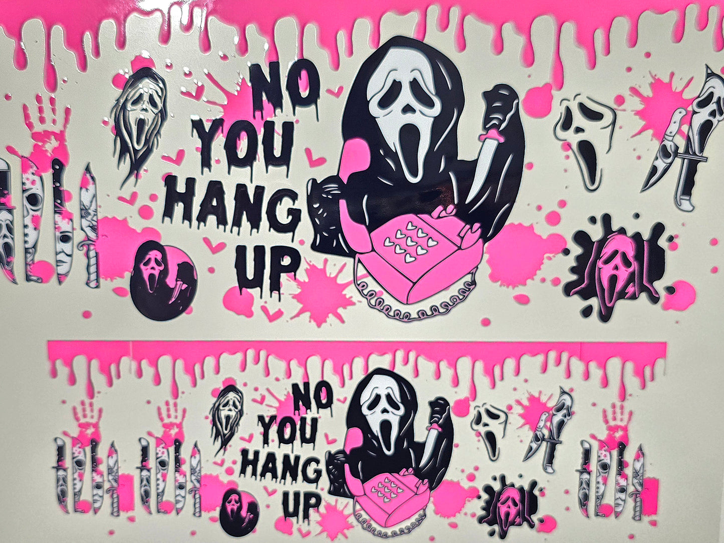 No You Hang Up Scream 40 oz Tumbler