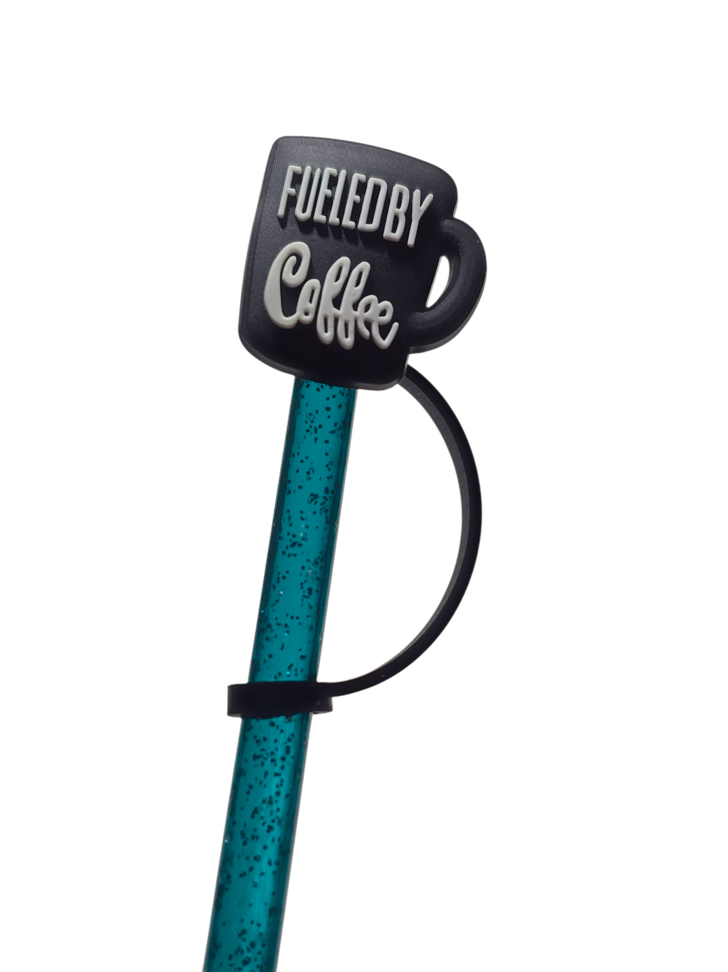 Fueled By Coffee Straw Topper