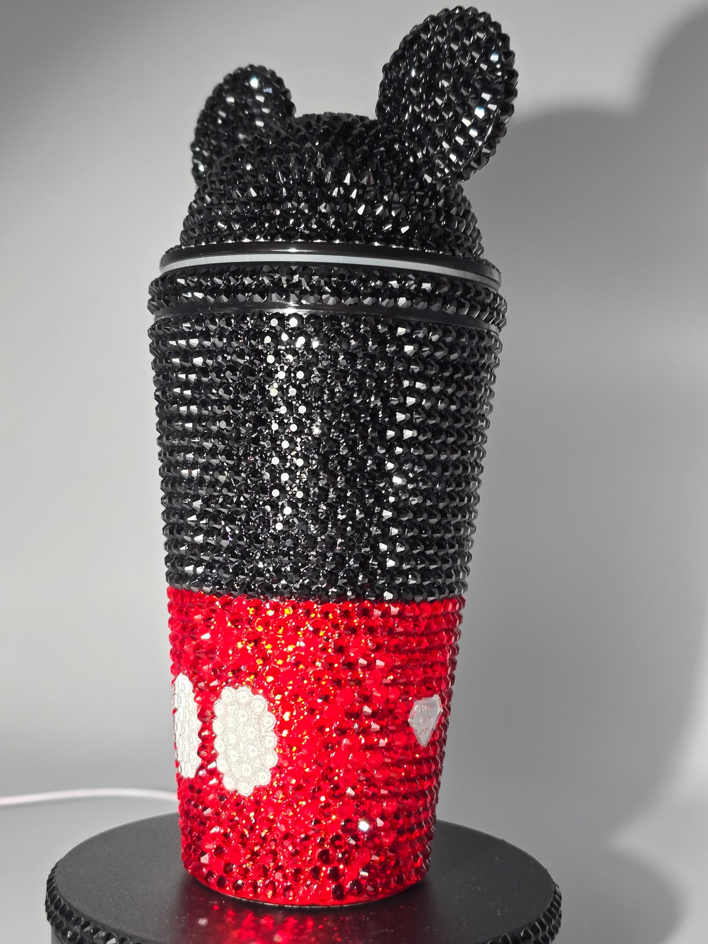 Celina Miller Art - Bling Red Mouse Inspired Acrylic Tumbler