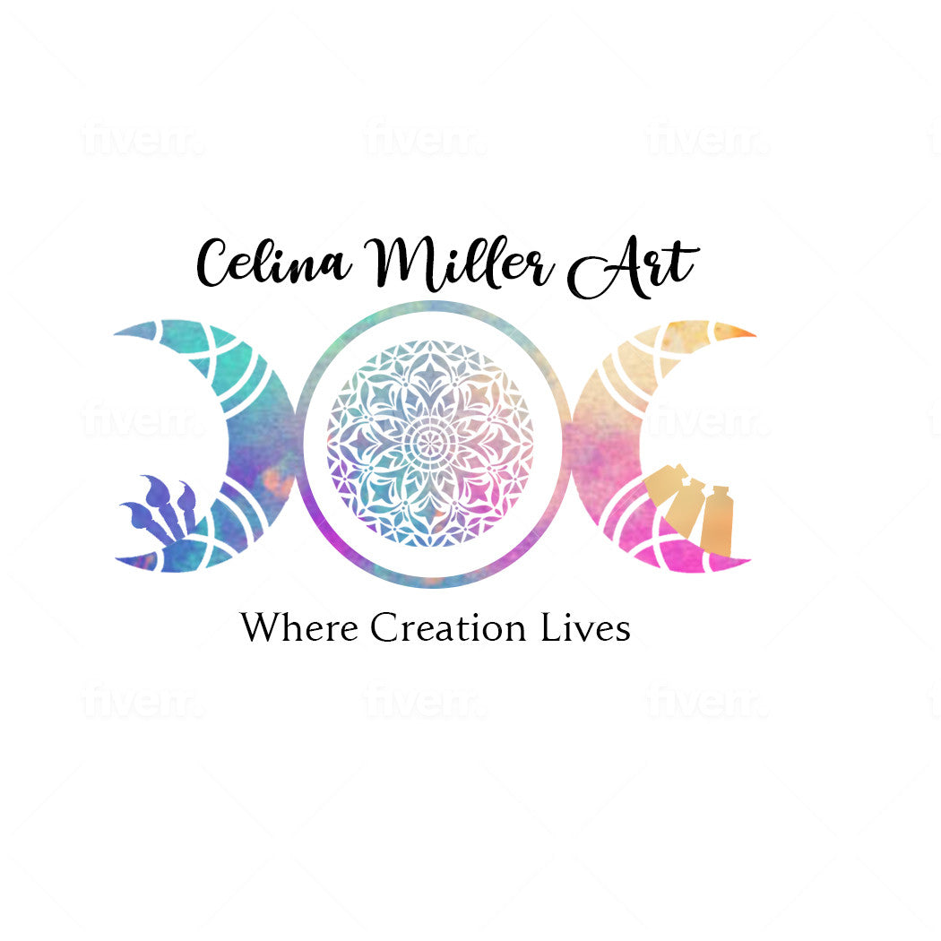 Art created by Celina Miller Logo