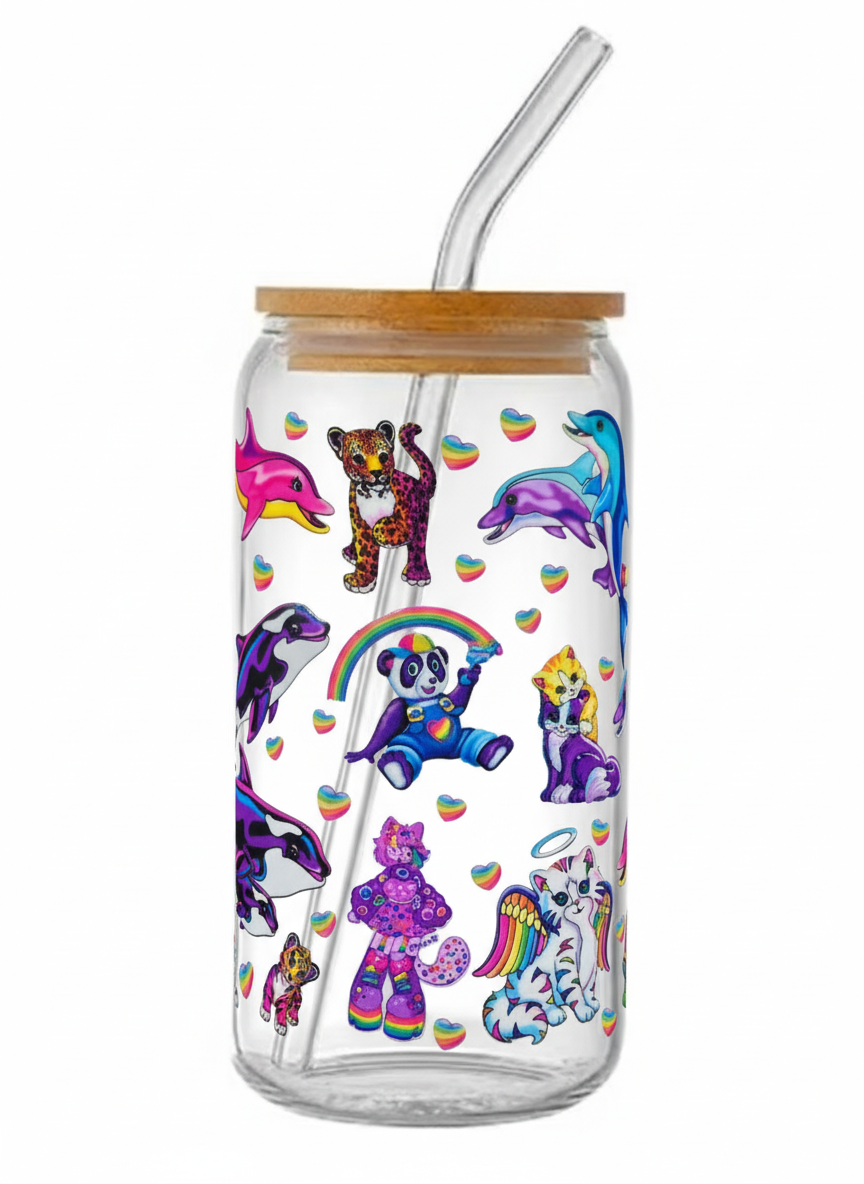 Lisa Frank 16 oz Tumbler