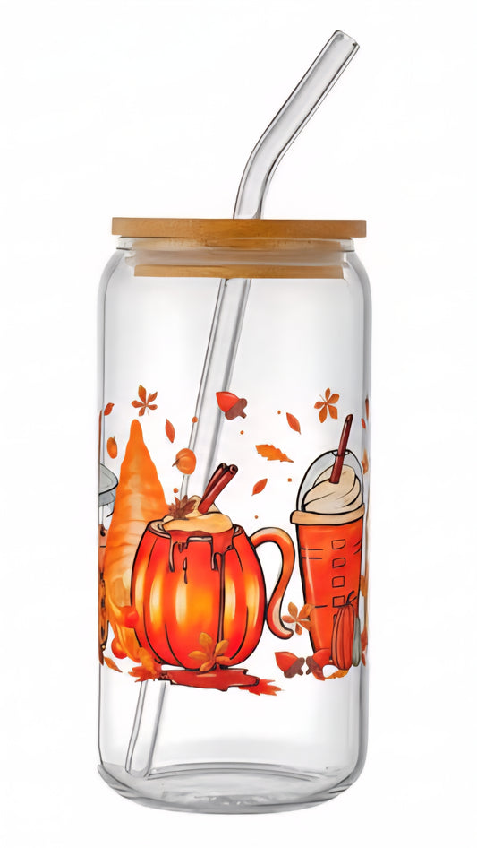Fall Pumpkin Spice 16 oz Tumbler