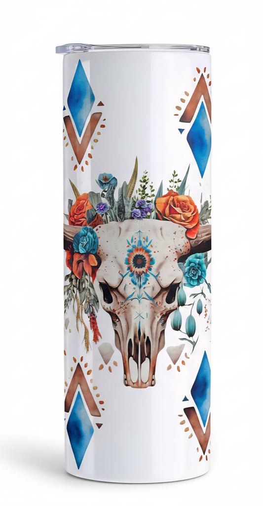 Boho Skull 20 oz Tumbler