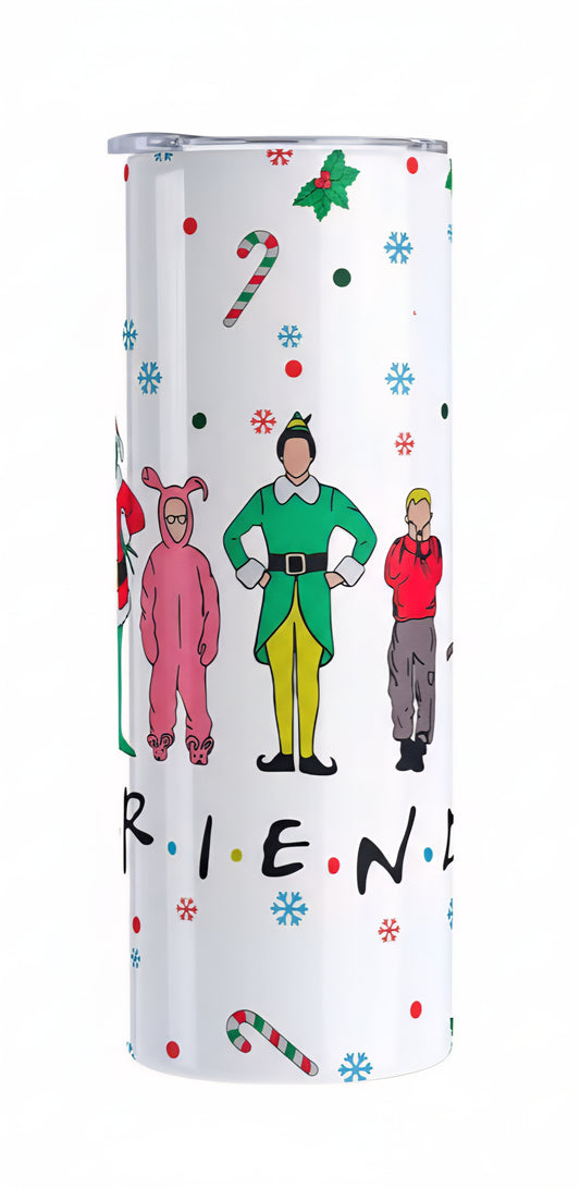 Classic Christmas Movies Friends 20 oz Tumbler