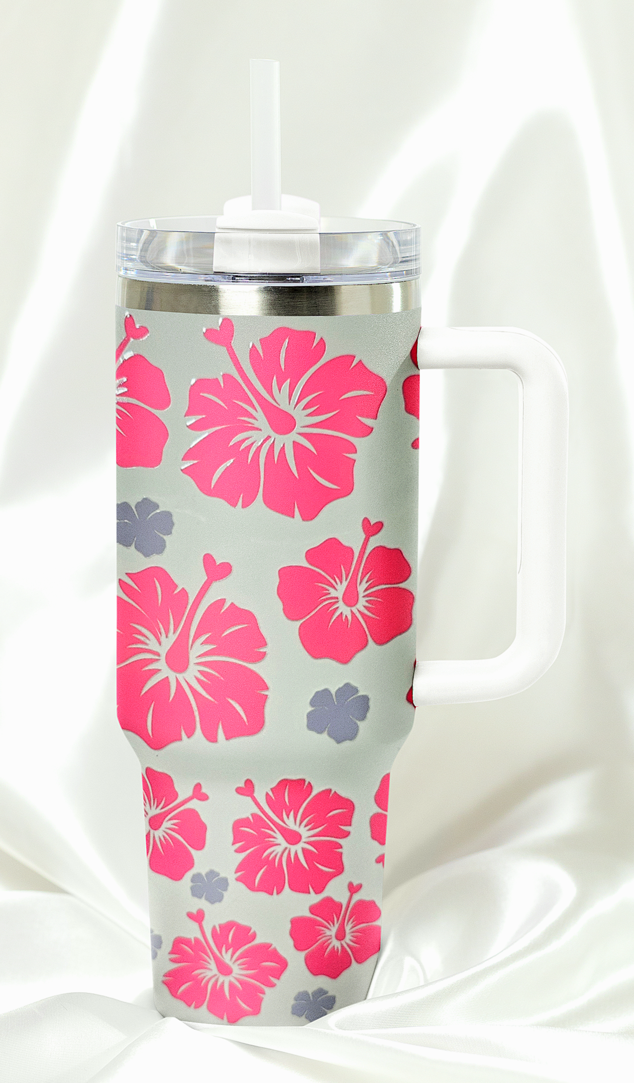 Hibiscus Flower 40 oz Tumbler