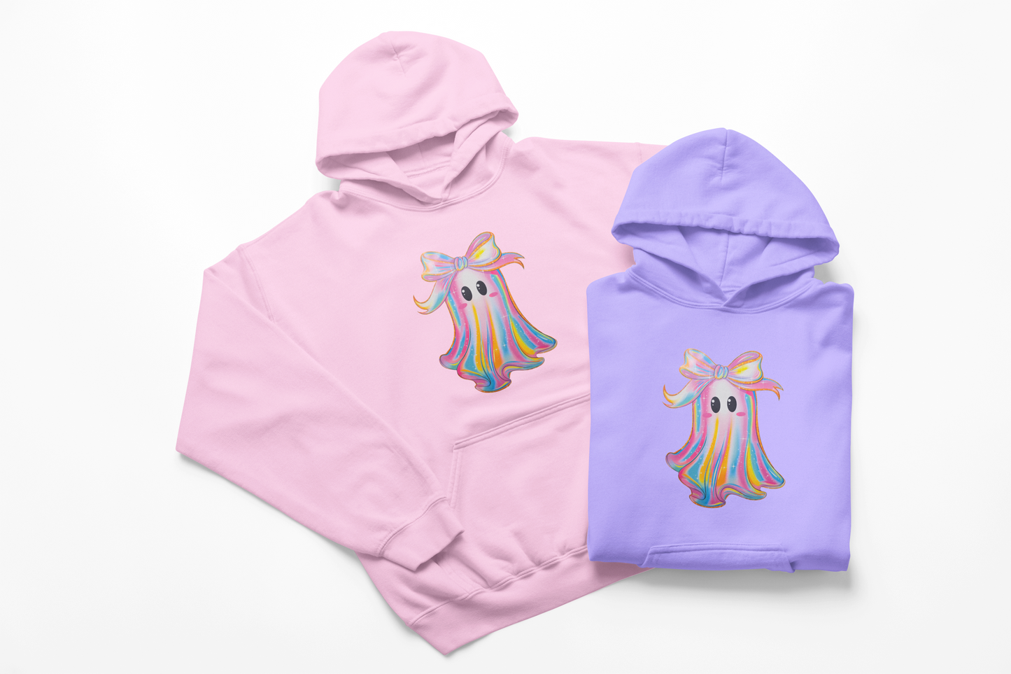 Cute Holographic Looking Ghost Hoodie
