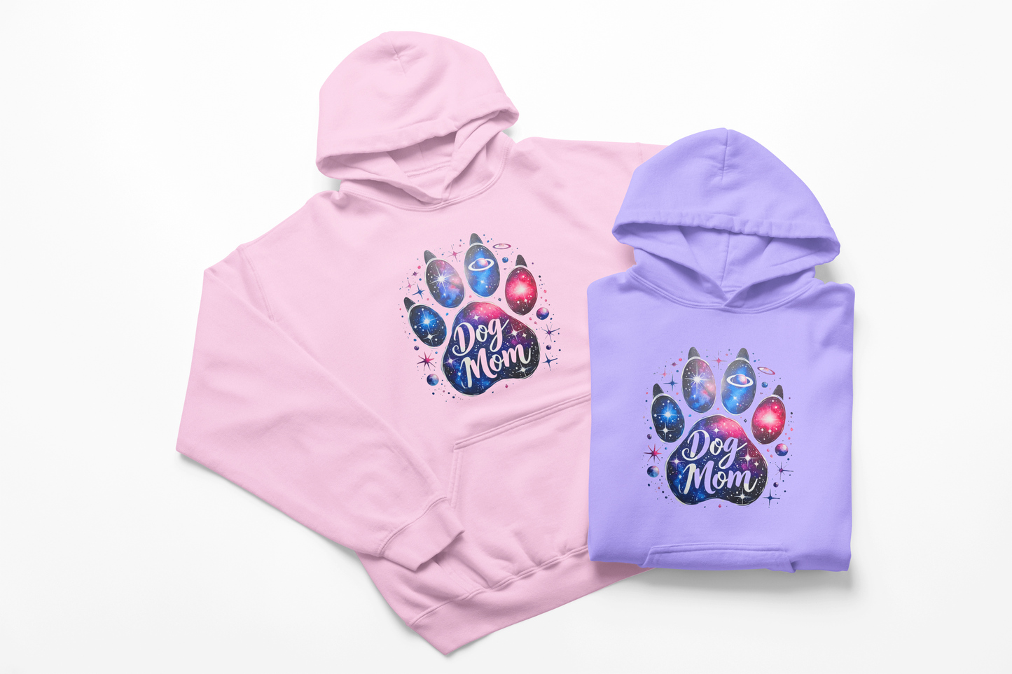 Dog Mom Galaxy Hoodie