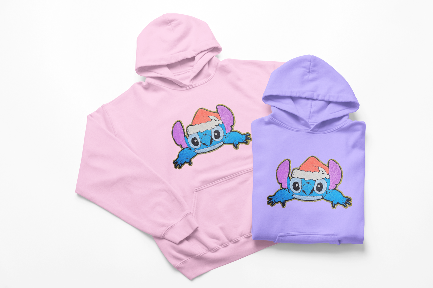 Christmas Stitch Chenille Patch Hoodie