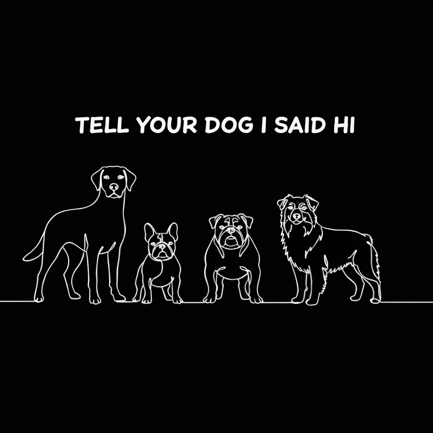 Tell Your Dog I Said Hi T-shirt