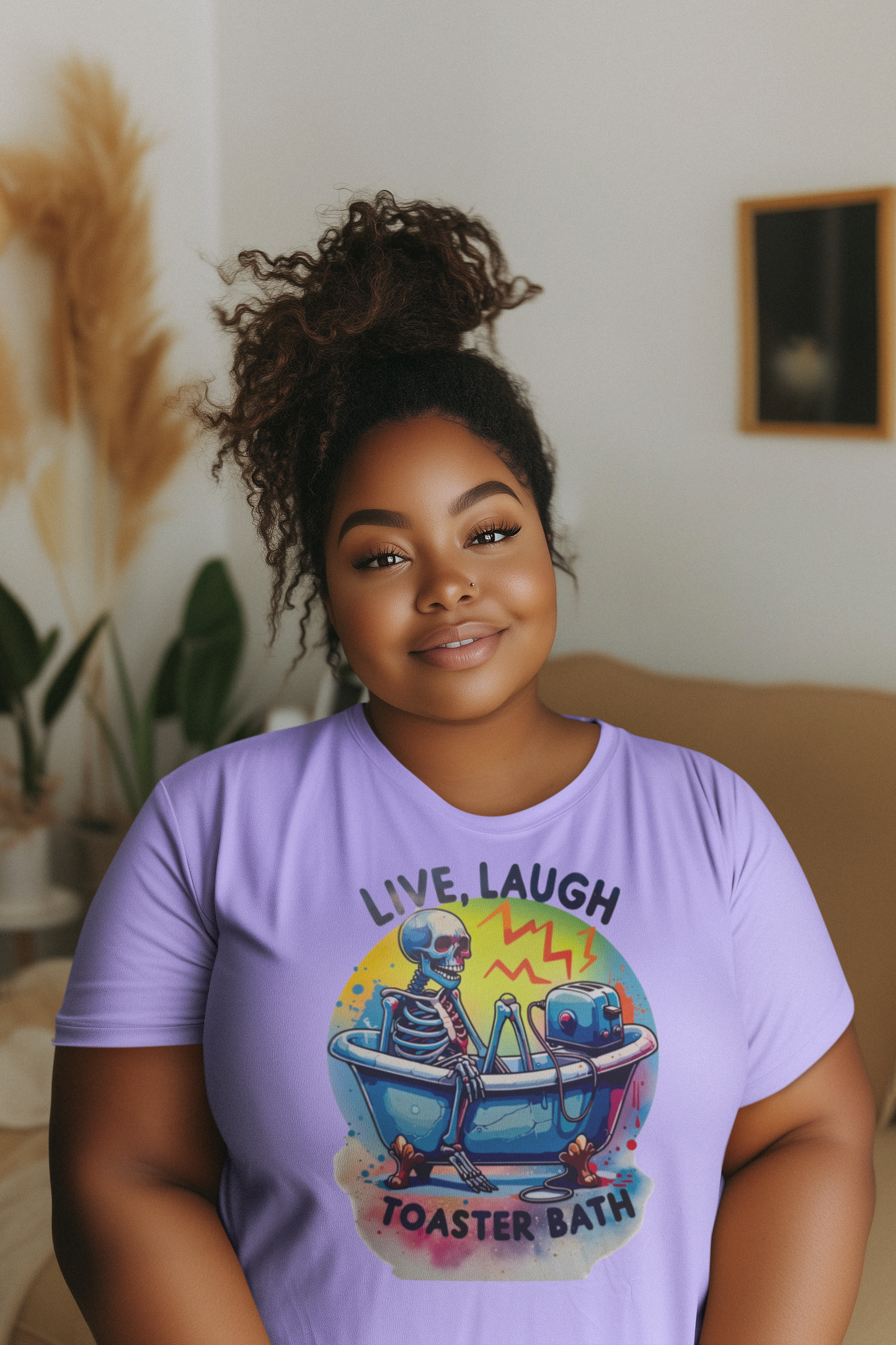 Live Laugh Toaster Bath T-Shirt