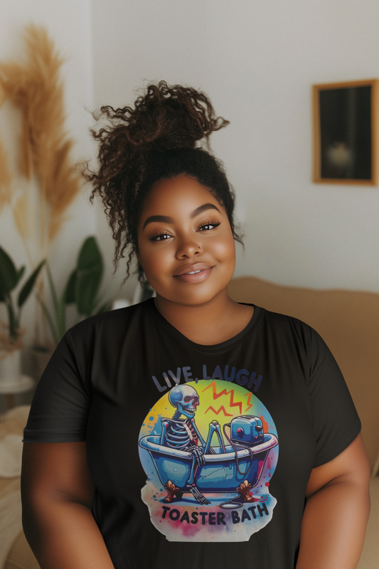 Live Laugh Toaster Bath T-Shirt