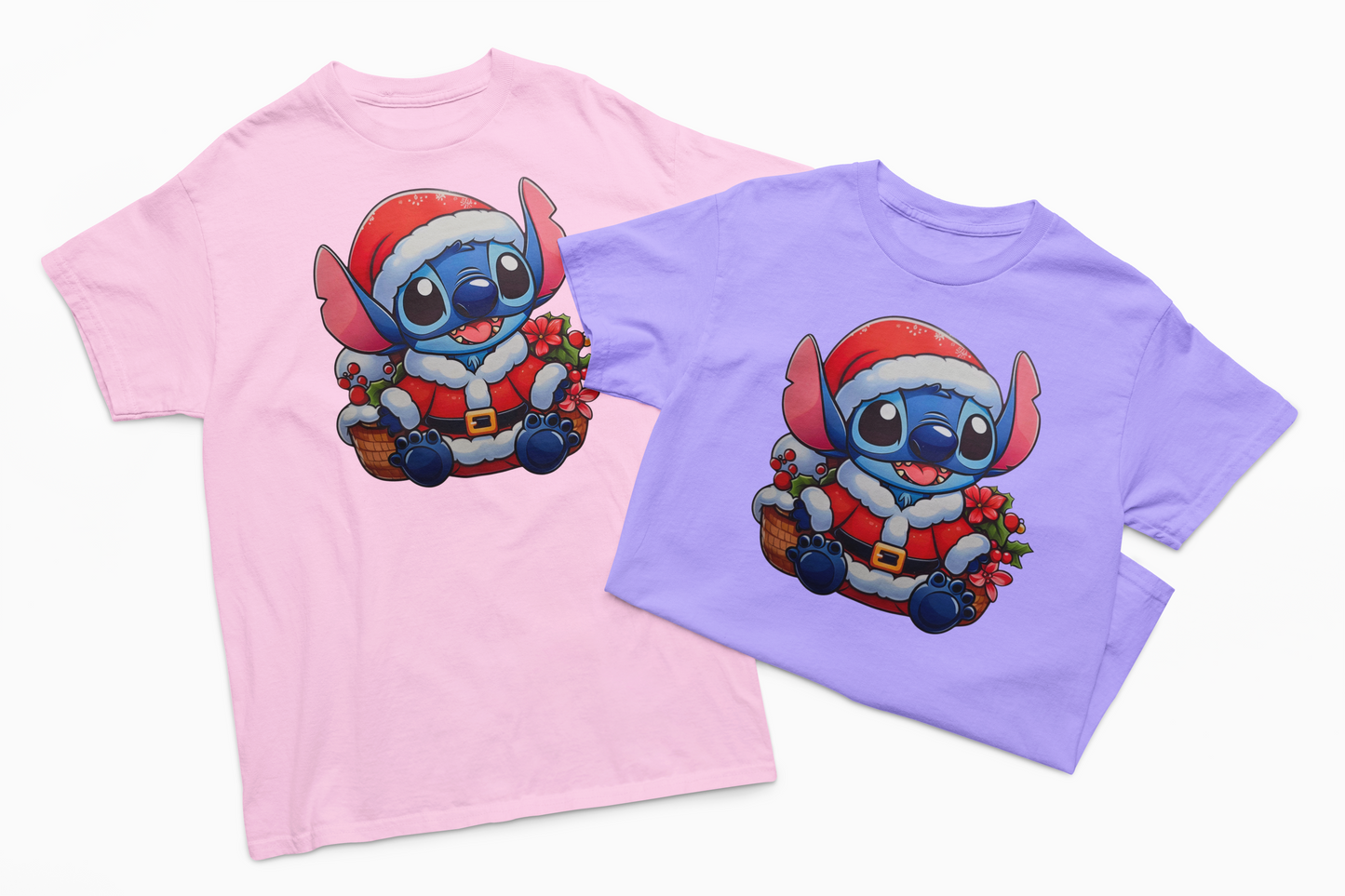 Christmas Santa Stitch T-Shirt