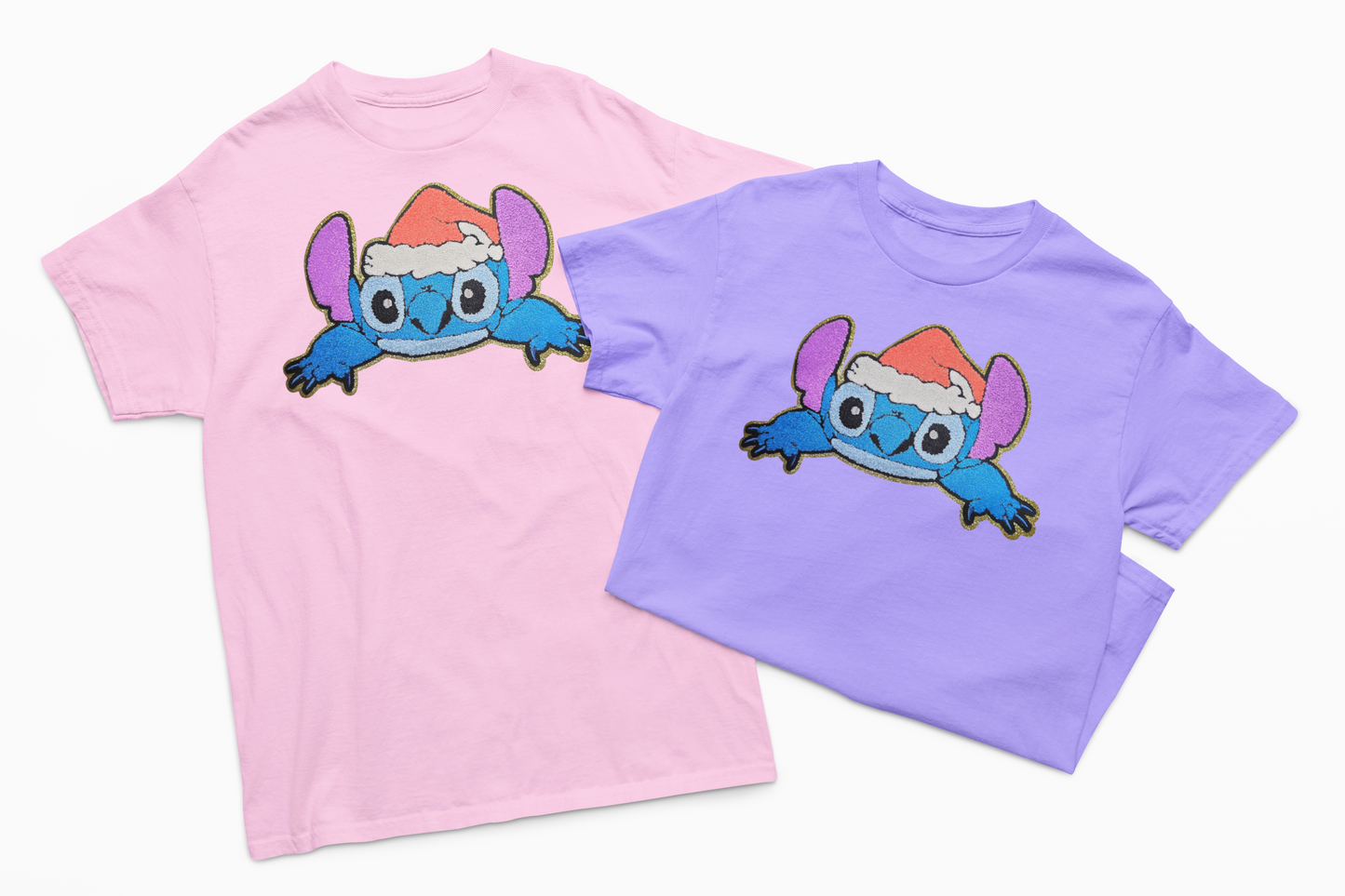 Christmas Stitch Chenille Patch T-Shirt