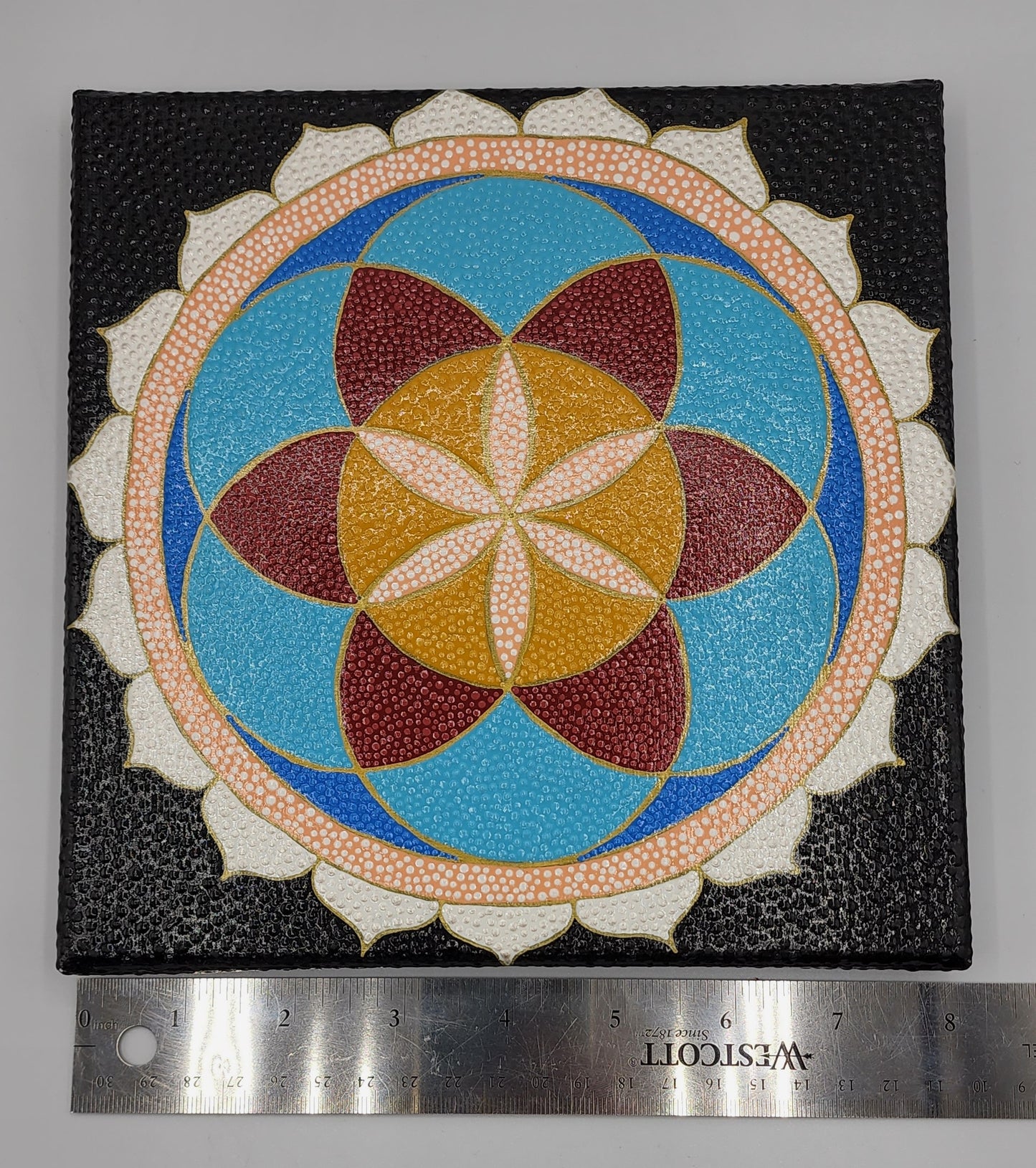 Celina Miller Art - Seed of Life Blue/Yellow