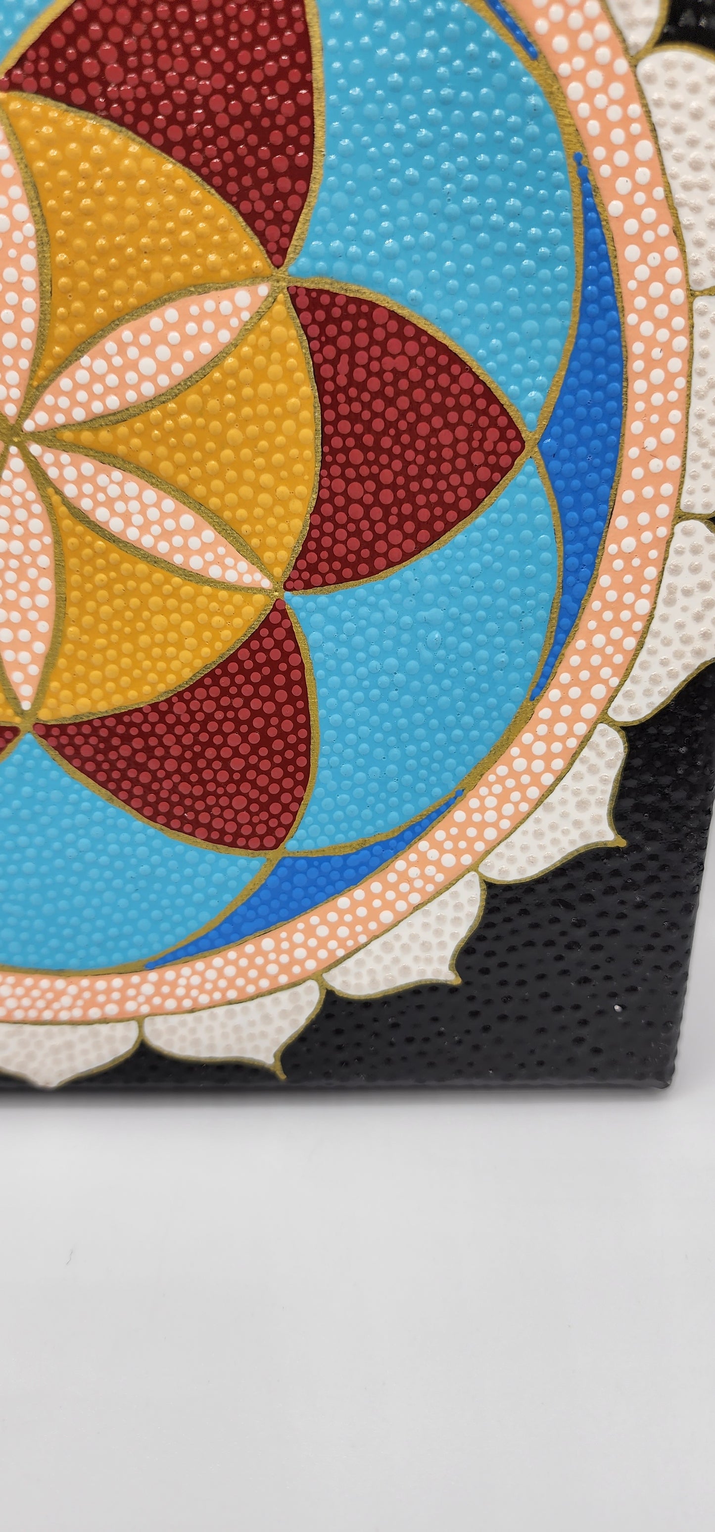 Celina Miller Art - Seed of Life Blue/Yellow