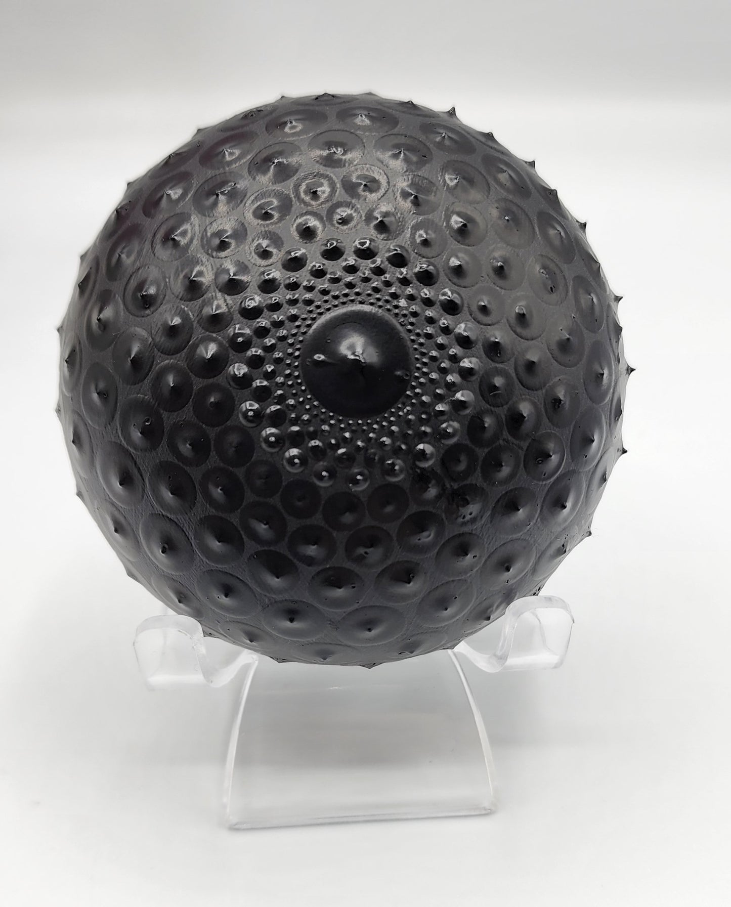 Celina Miller Art - Black on Black Mandala Stone