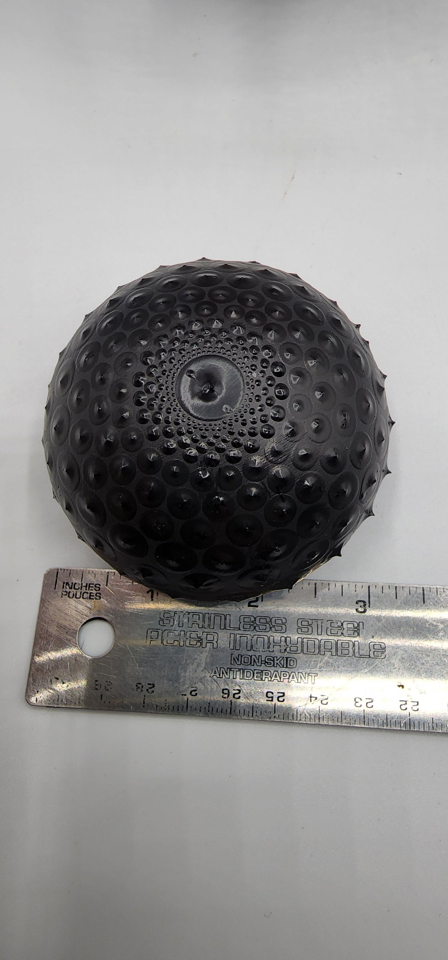 Celina Miller Art - Black on Black Mandala Stone