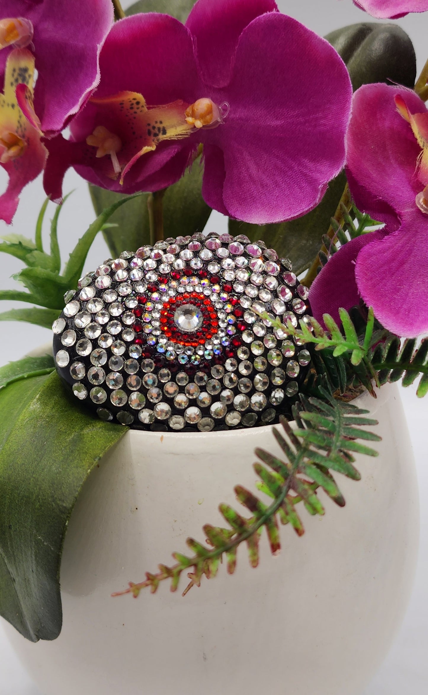 Celina Miller Art - Bling Mandala Palmstone