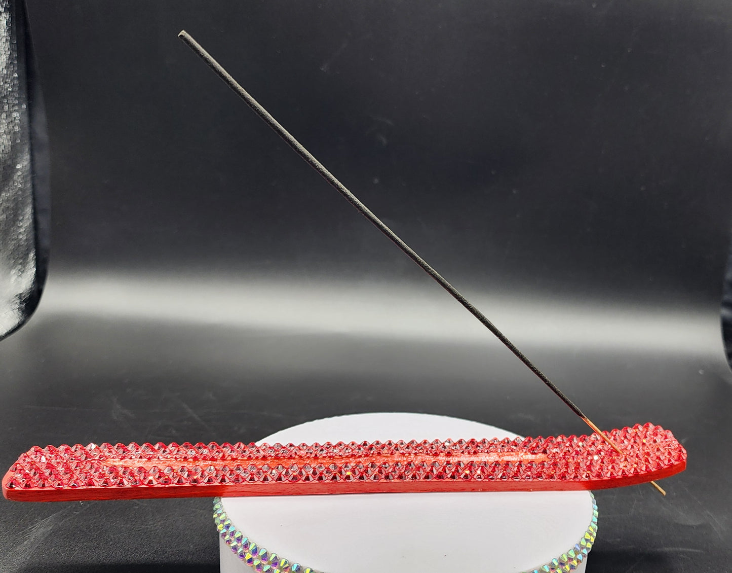 Celina Miller Art - Bling Red Stick Incense Burner