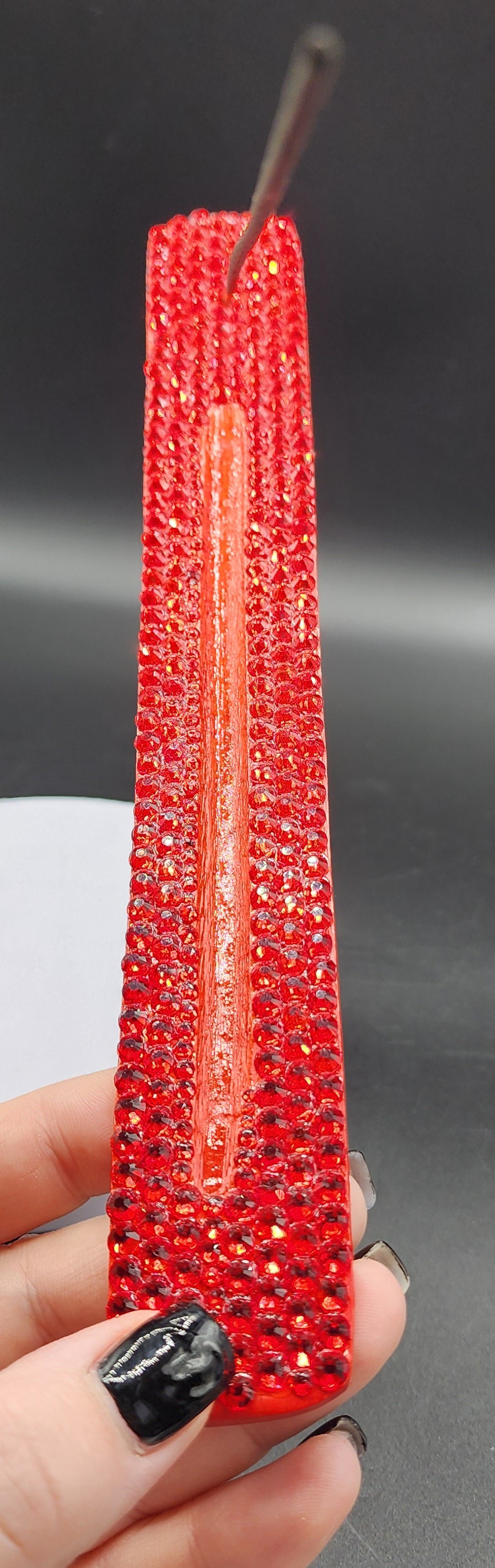 Celina Miller Art - Bling Red Stick Incense Burner