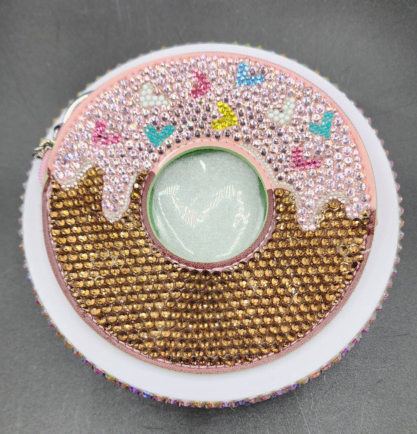 Celina Miller Art - Bling Donut Coin Purse