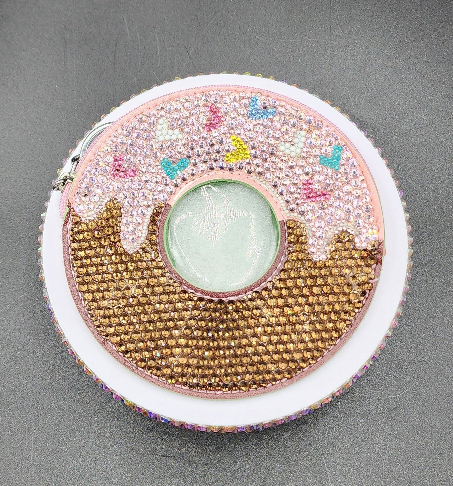 Celina Miller Art - Bling Donut Coin Purse