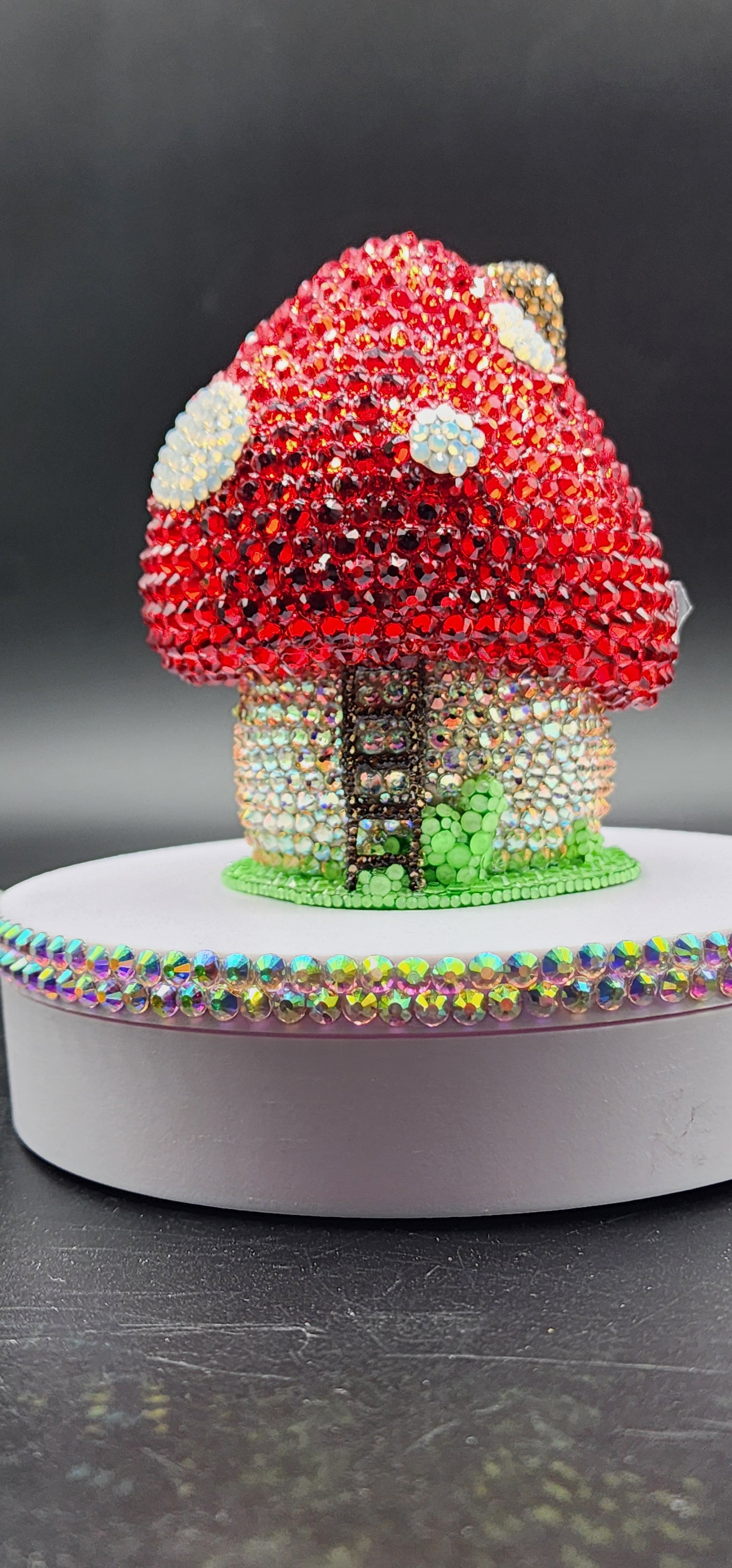 Celina Miller Art - Bling Magical Mushroom House