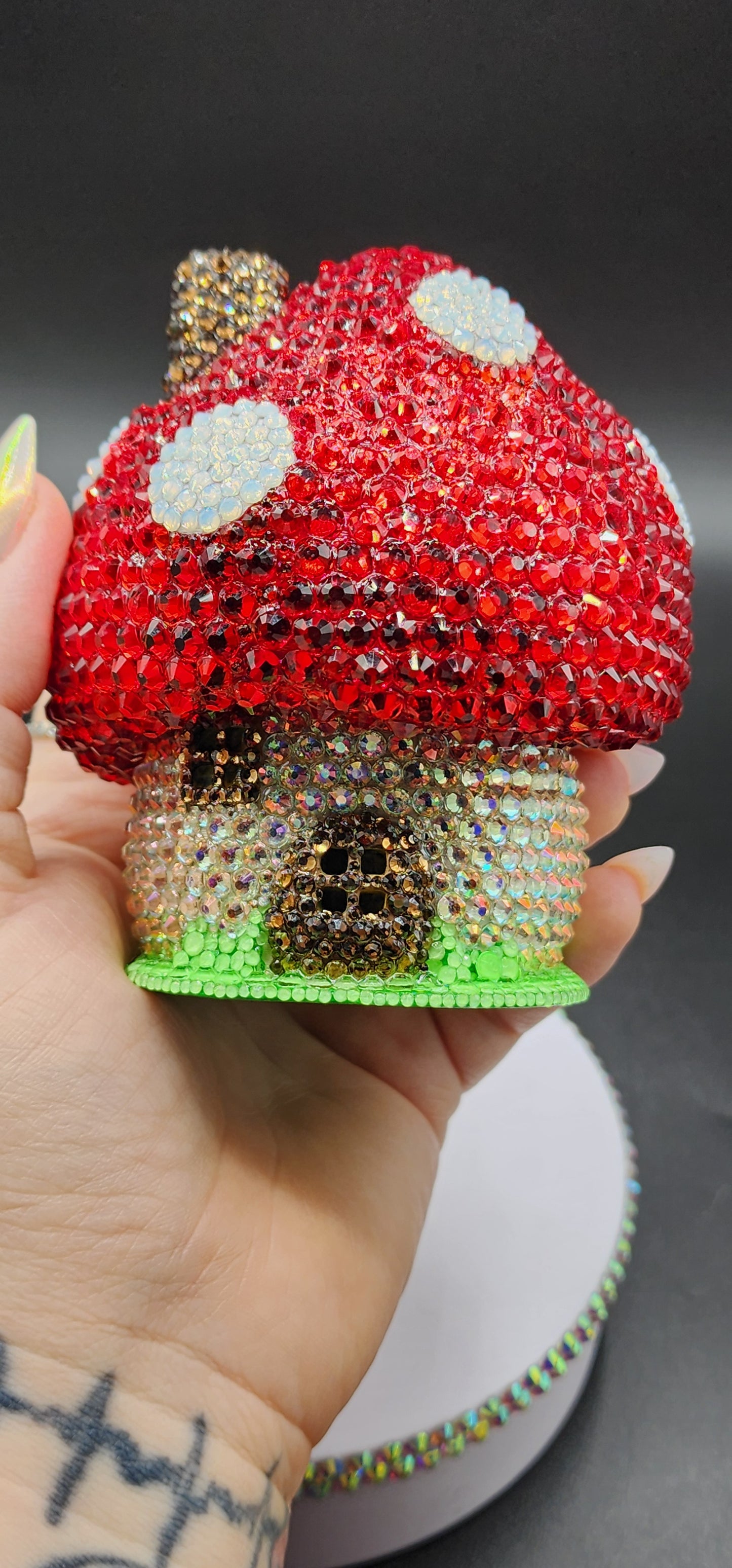 Celina Miller Art - Bling Magical Mushroom House