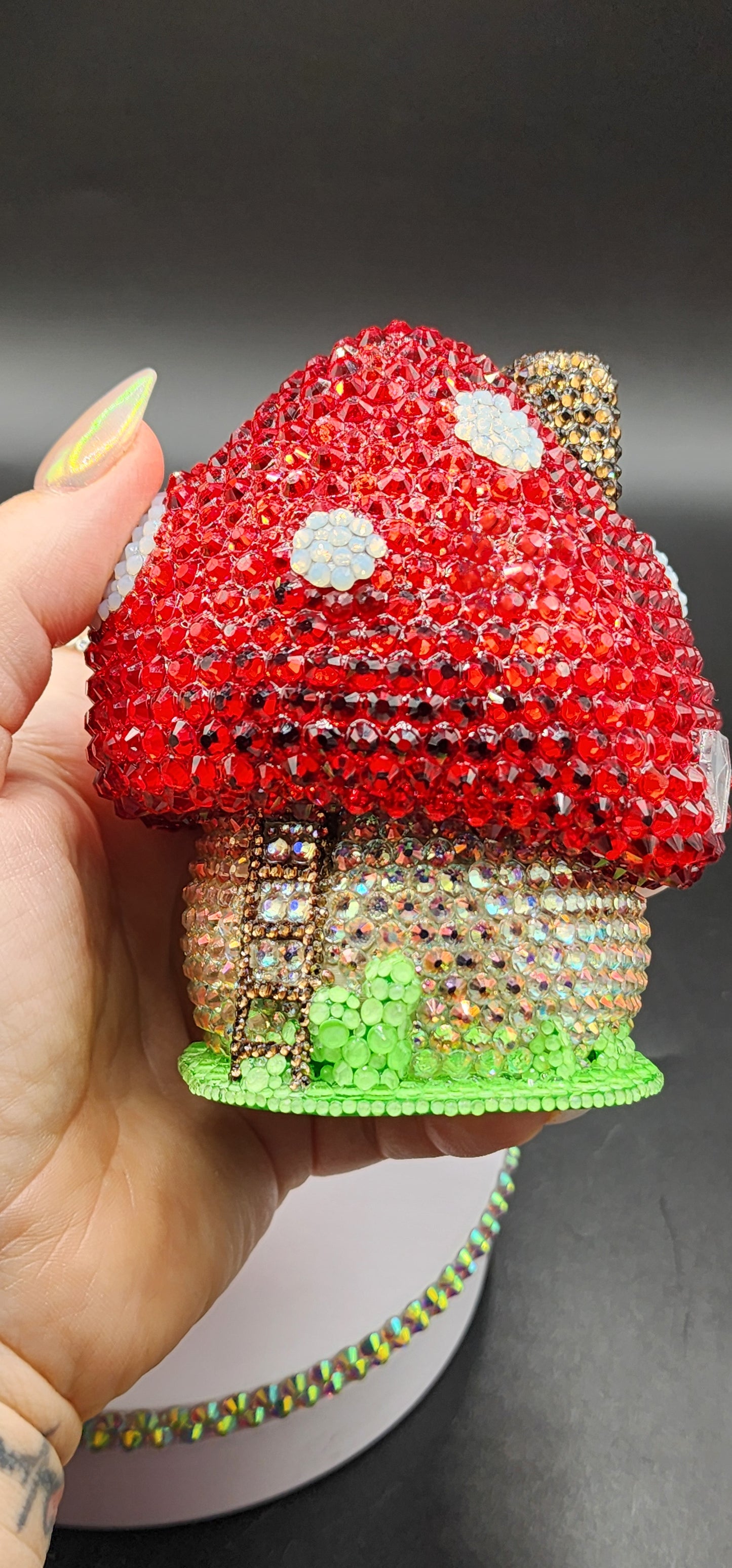 Celina Miller Art - Bling Magical Mushroom House