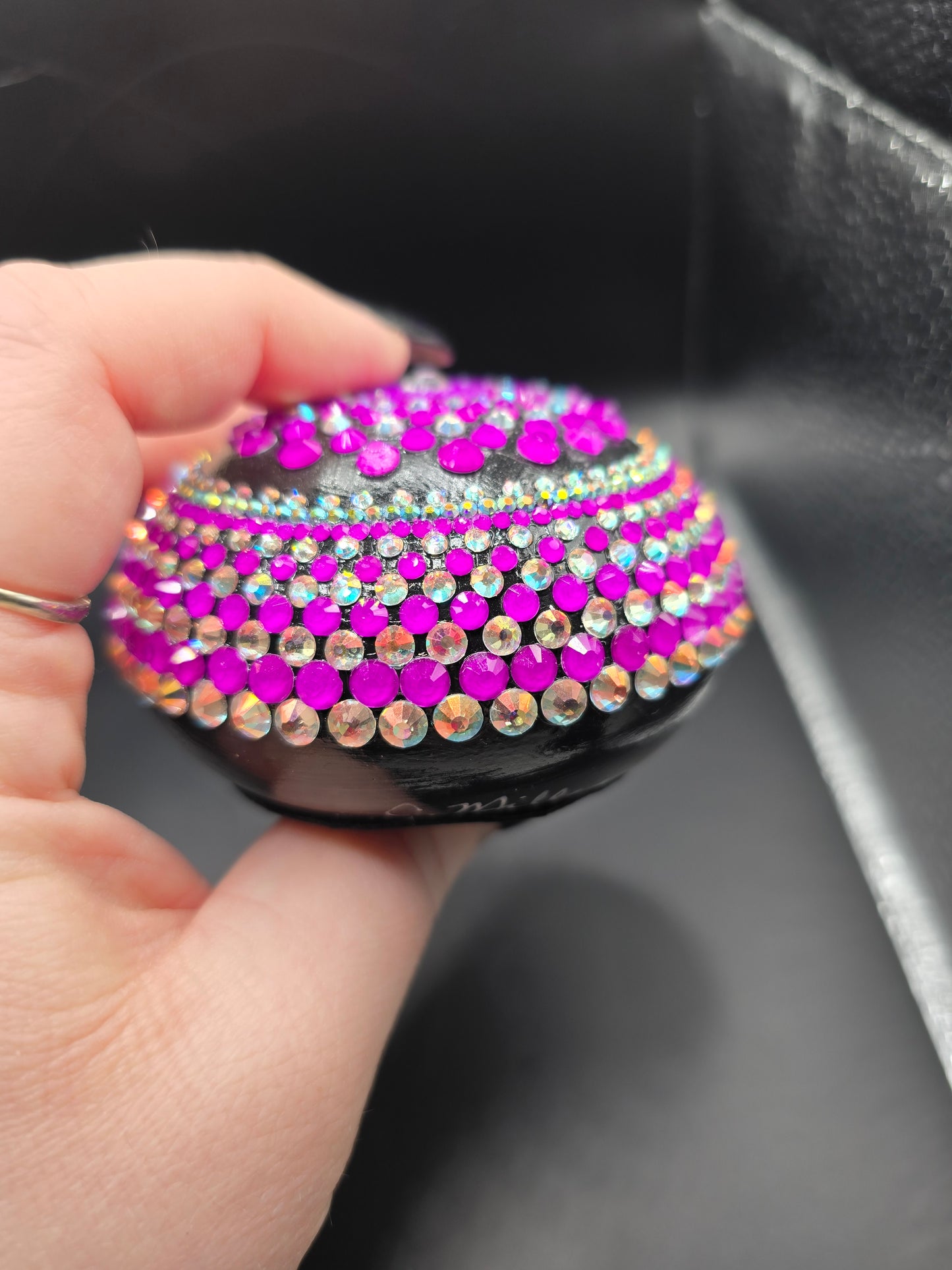 Celina Miller Art - Bling Neon Purple and Aurora Borealis Mandala