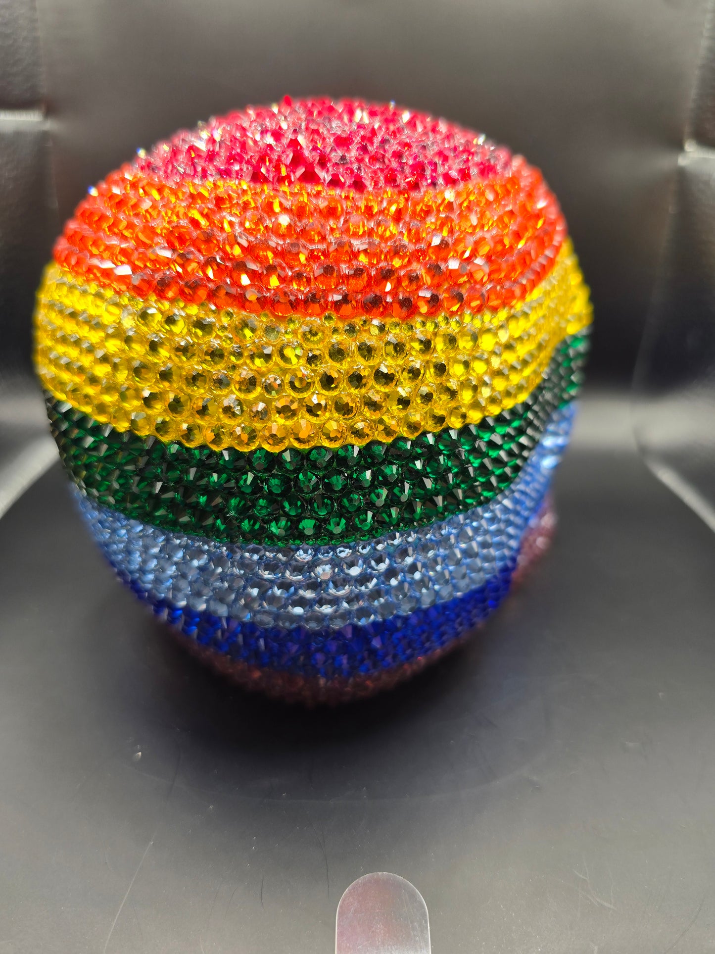 Celina Miller Art - Bling Large Rainbow Skull