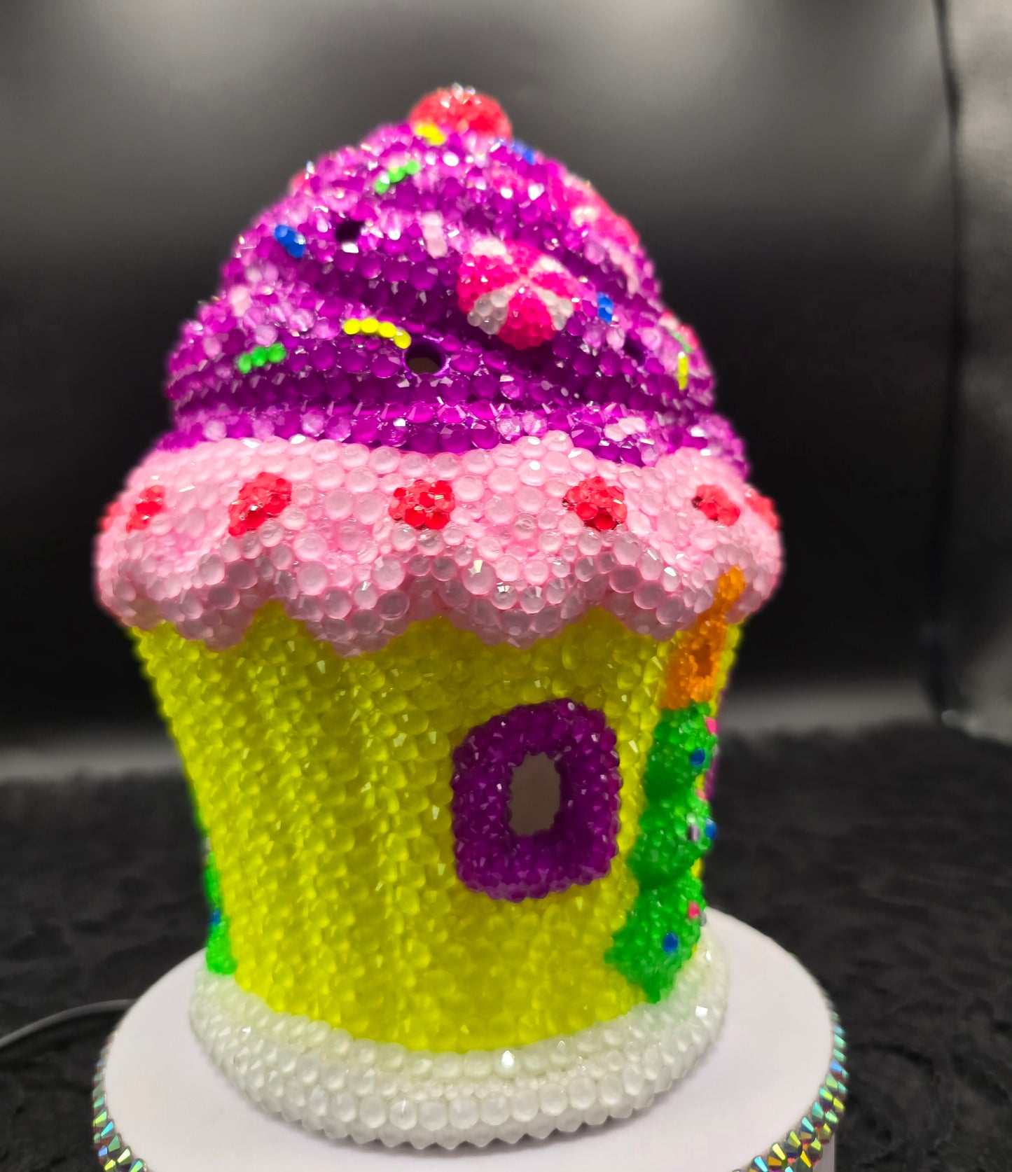 Celina Miller Art - Bling Magical Cupcake House (lights up)
