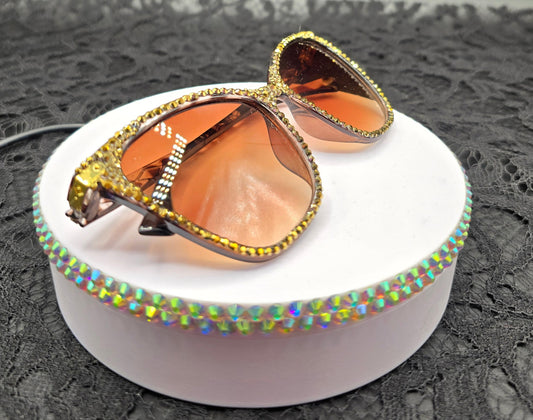Celina Miller Art - Bling Gold Sunglasses