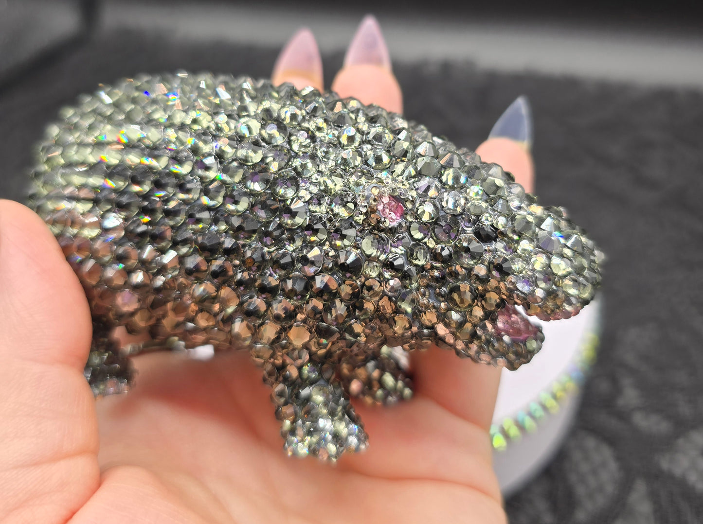 Celina Miller Art - Bling Small Hippo