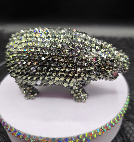 Celina Miller Art - Bling Small Hippo