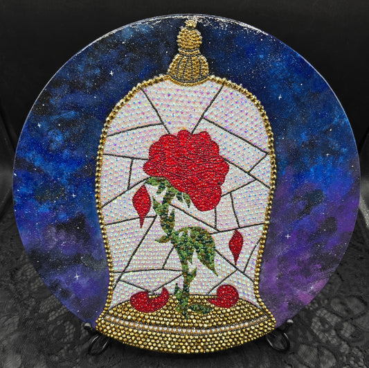 Celina Miller Art - Bling Cursed Rose Canvas