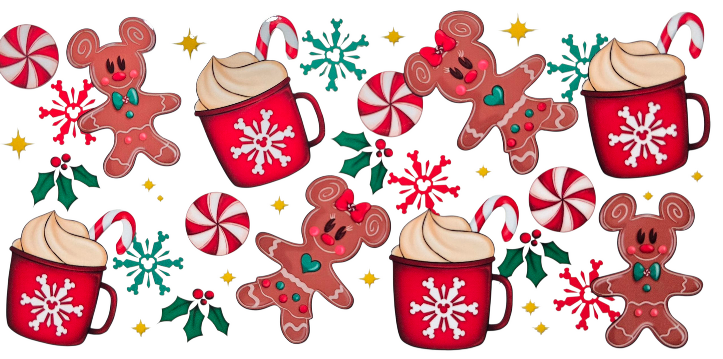 Mickey Mouse Gingerbread 16 oz Tumbler