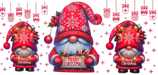 Christmas Gnome 16 oz Tumbler