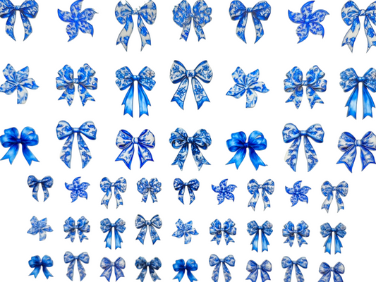 Blue Bows 40 oz Tumbler