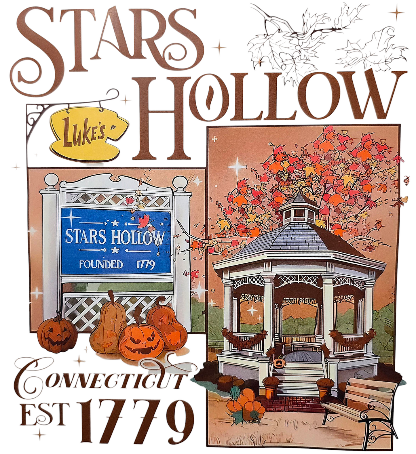 Gilmore Girls Stars Hollow T-Shirt