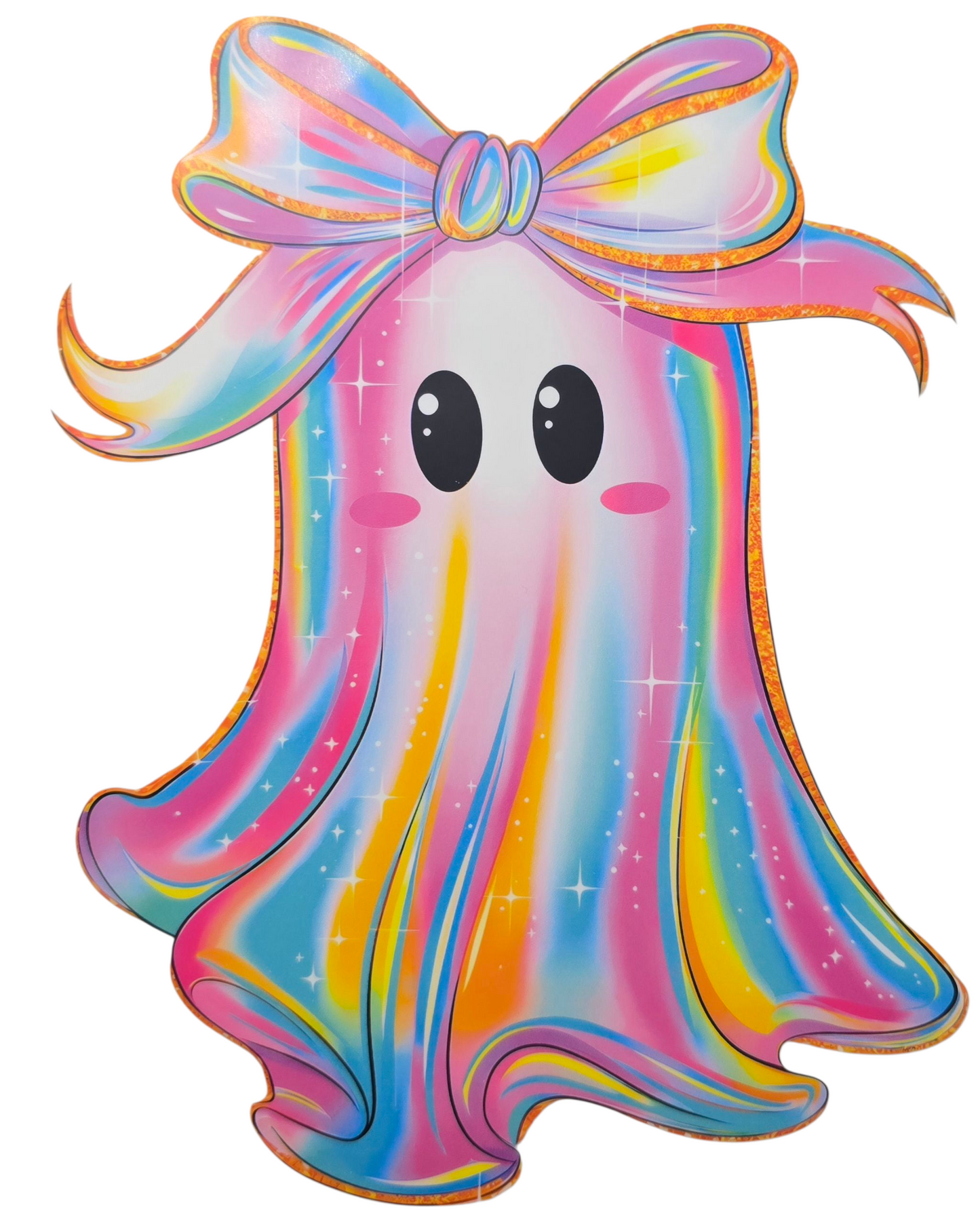 Cute Holographic Looking Ghost Hoodie